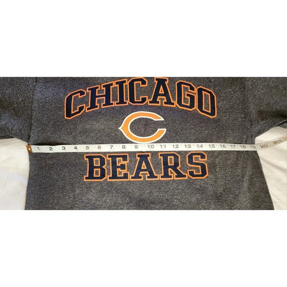 Chicago Bears NFL Team Apparel Mens Medium Graphic Short Sleeve T-Shirt Gray NWT - Picture 4 of 8